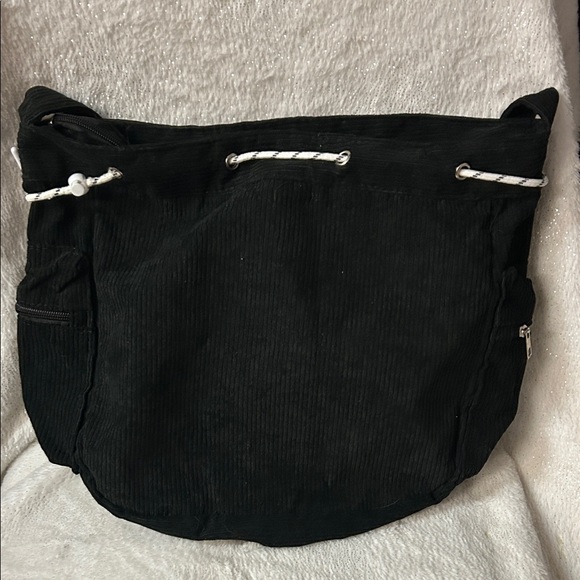 Black Corduroy with Star Accents Shoulder Bag - Unbranded - EUC - Picture 8 of 13